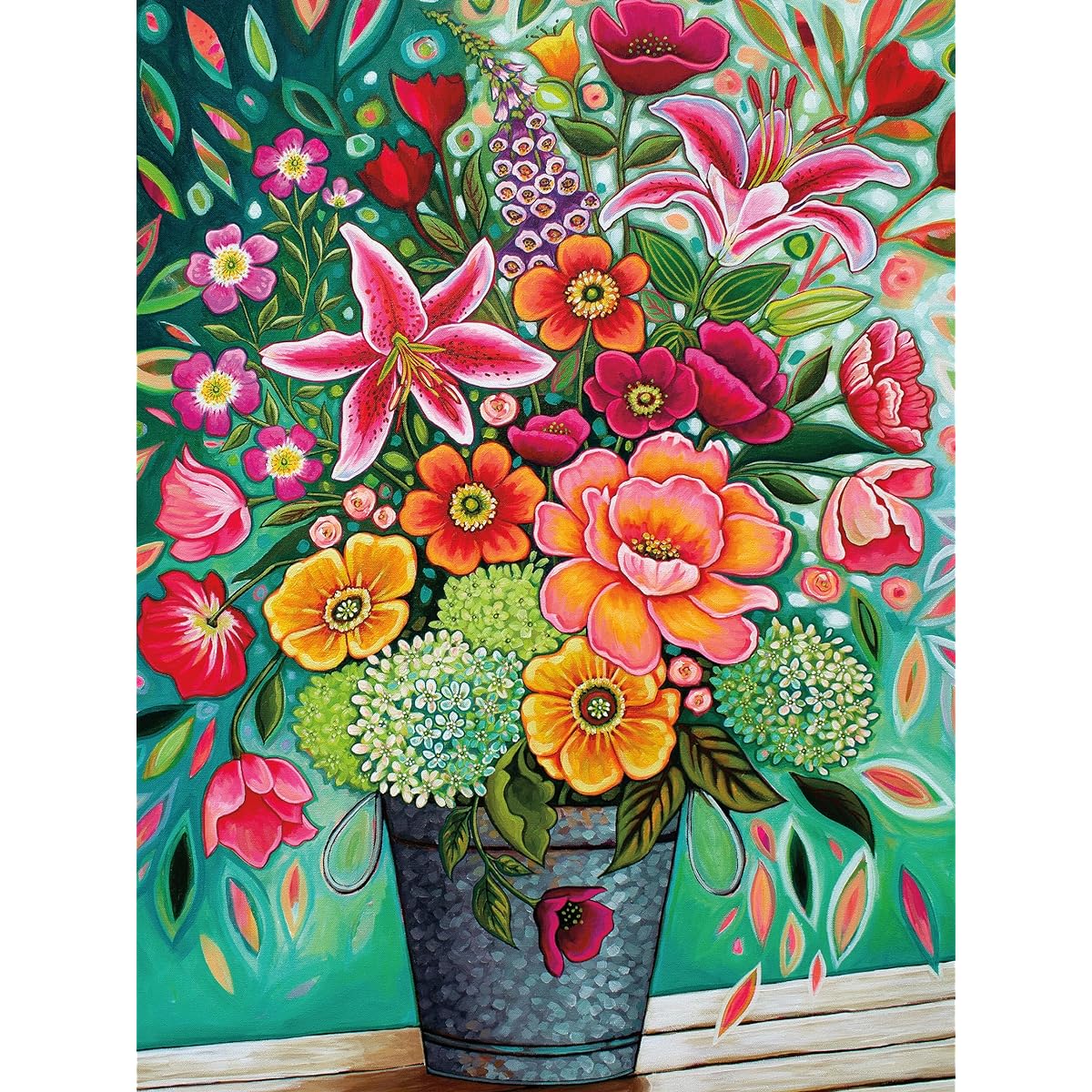 Ceaco - Peggy's Garden - Florenza - 300 Extra Large Piece Jigsaw Puzzles