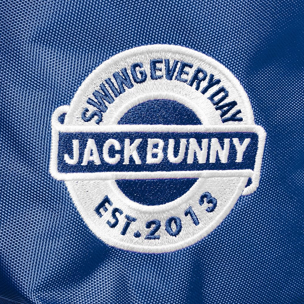 [Jack Bunny] [Continuing standard product] Shoe case [Logo zipper series] (carabiner hook specification) / Golf shoe bag / 262-3984103