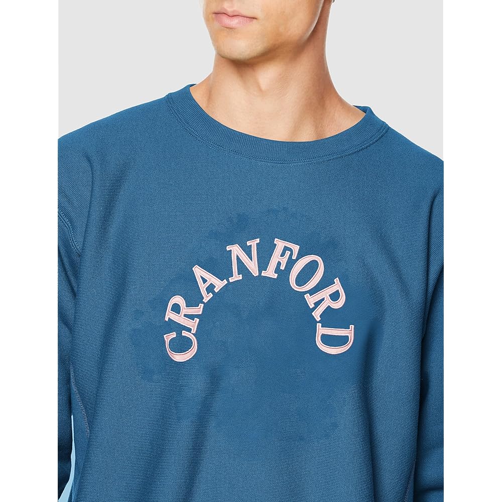 [Champion] Sweatshirt, Long Sleeve, Round Neck, 11.5oz, Brushed Lining, Graphic Print, Relaxed Fit, Oversize, Single Blue Tag, Reverse Weave(R) Crew Neck Sweatshirt, C3-W012 Men's