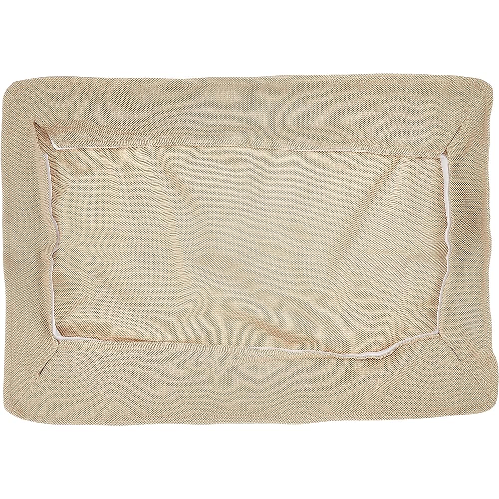 MUJI Cotton Linen Basket Weave High Back Reclining Sofa/Ottoman Cover/Beige 82585513