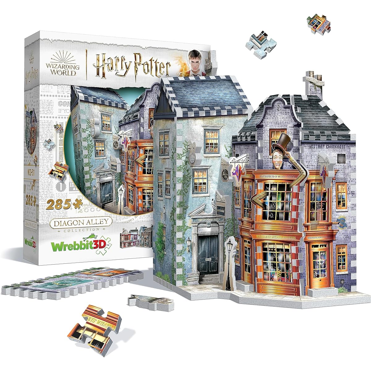 Weasley's Wizarding Wheezes + Daily Prophet - Harry Potter. Puzzle 285 pieces: 3D PUZZLE
