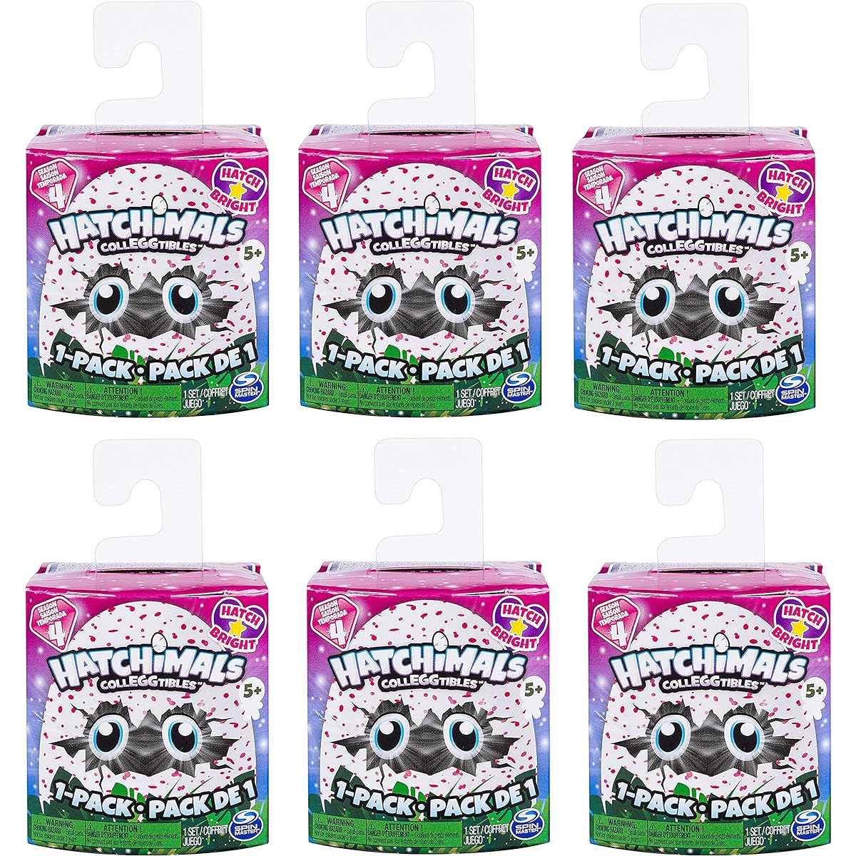 Hatchimal CollEGGtibles, Season 4 (Total of 6 Eggs)