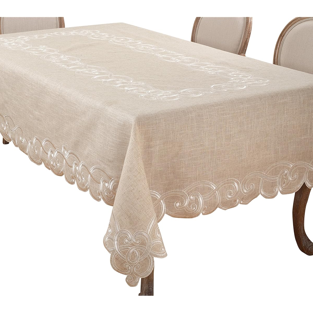 SARO LIFESTYLE QX168.N34S Square Topper 34 inches Natural