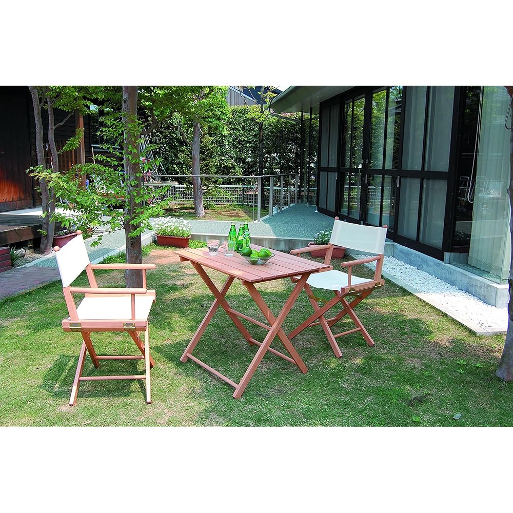 Italy LaSedia Register Bambino Cotton Natural/Children's Foldable Garden Chair/Deck Chair
