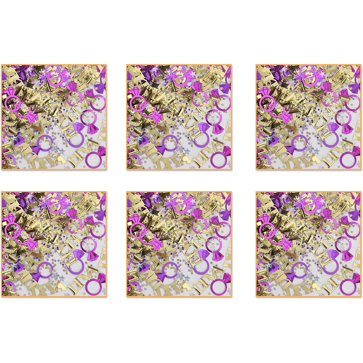 Beistle cn074 Diva Confetti Multicolor