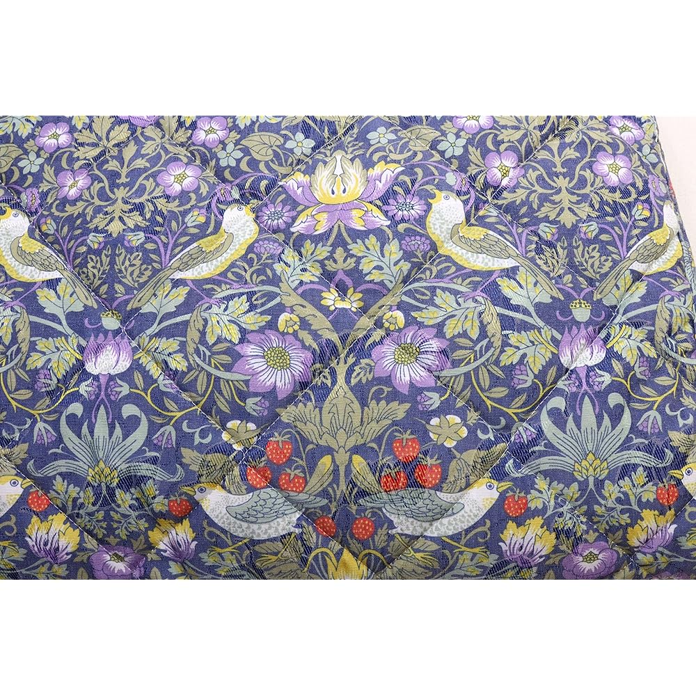 Romance Kosugi Strawberry Thief Multi Cover Square Blue