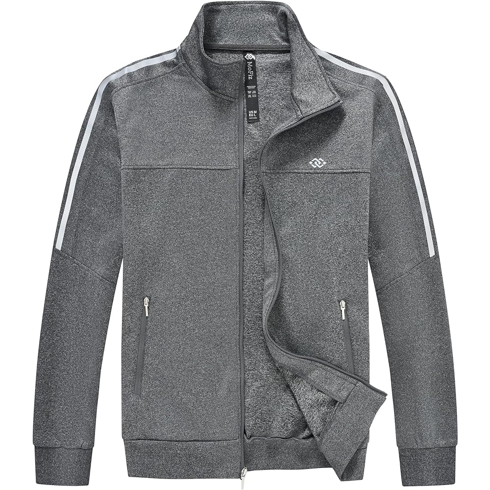 [MoFiz] Sweat Setup Jersey, Men's Top and Bottom Set, Training Wear, Running Sports, Long Sleeve, Sweat Absorbent, Quick Drying, Breathable, Large Size, Casual Sportswear, Stylish, Spring, Autumn, Winter, Outdoor, Loungewear, Daily, Walking, Mountain Cli