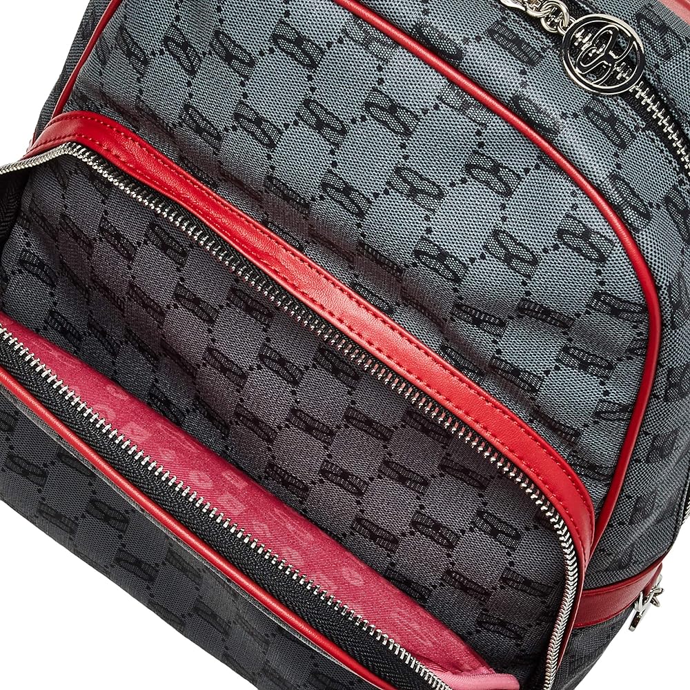 [Savoy] Backpack 8473290 Women's Black Red