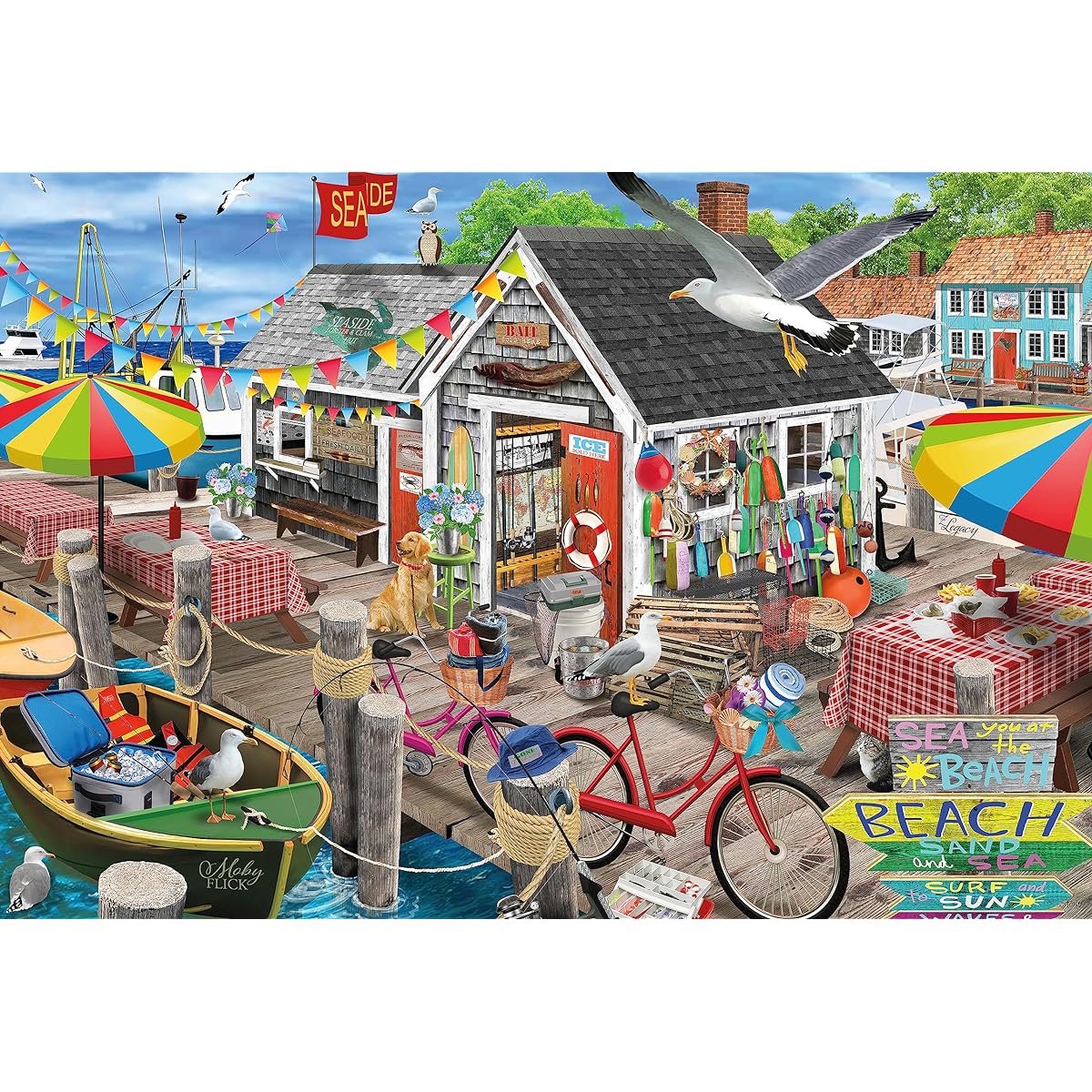 Ceaco - Tracy Flickinger - Pier - 2000 Piece Jigsaw Puzzle