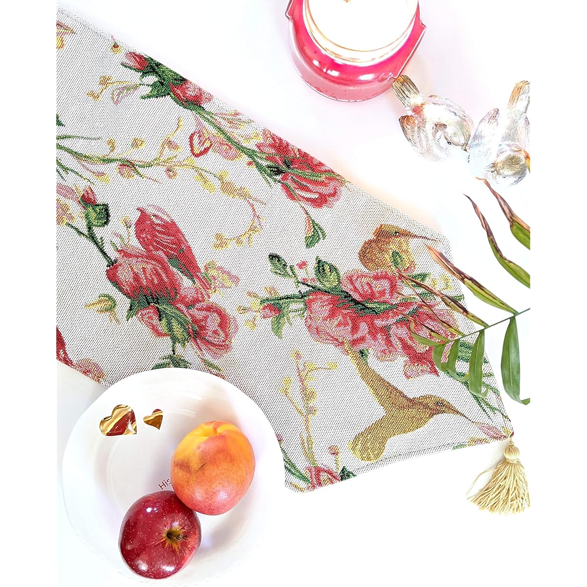 Tache New Festive Christmas Deck the Halls Table Runner 13x90" 6250TR-13X90