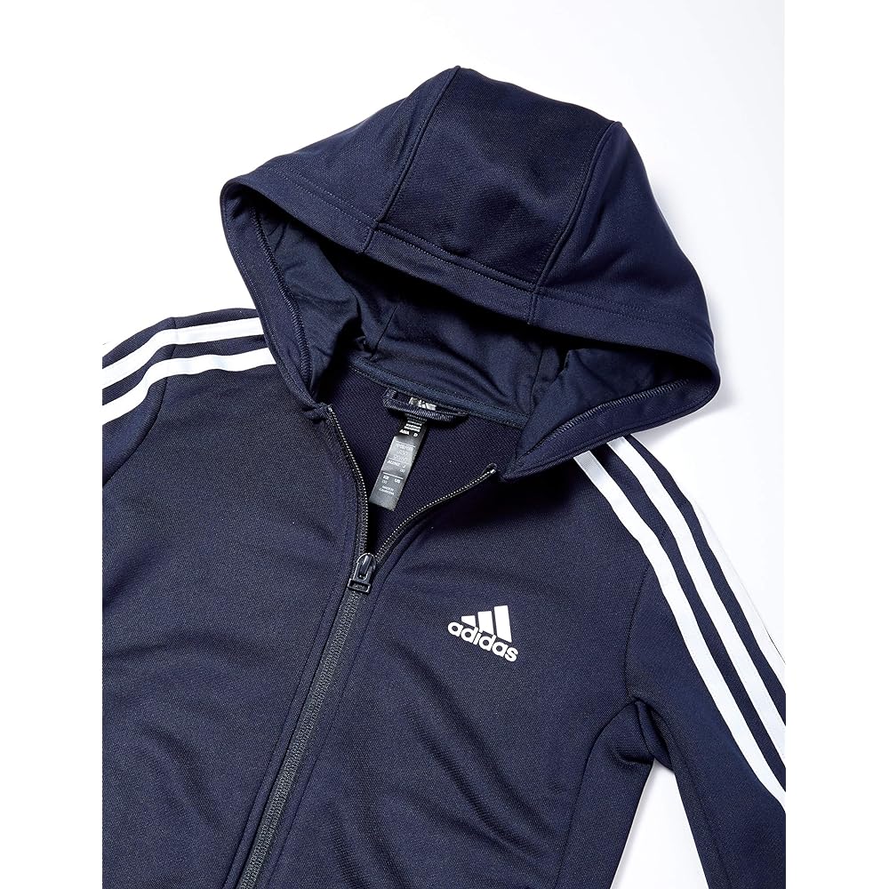 [Adidas] Jersey Top Kids 3 Stripes Aero Lady Prime Blue Parka JKI07