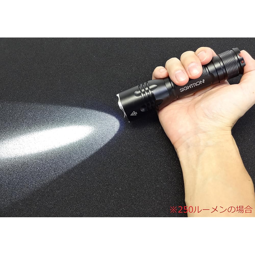 SIGHTRON LED light BRIGHT-TECH EX250FL Brightness 250 lumens Waterproof SOS mode Flashing mode BT1005