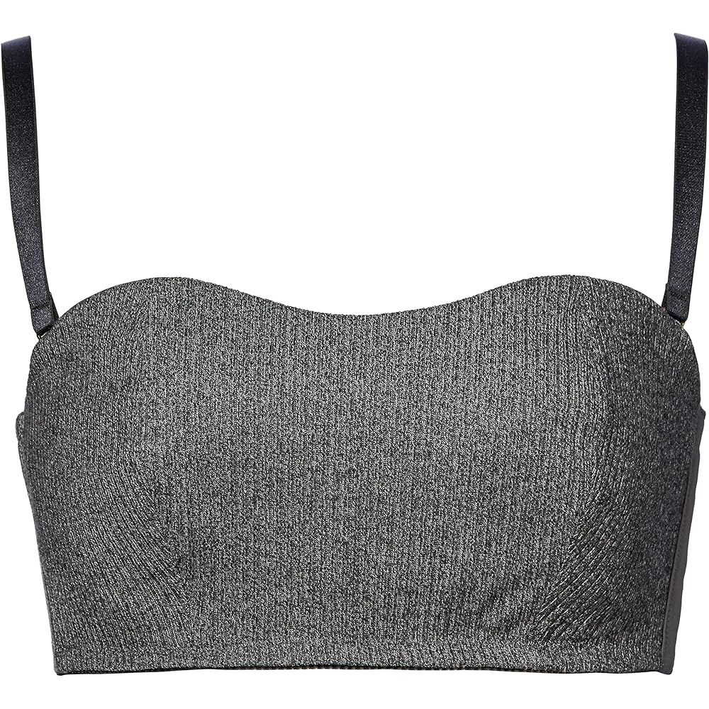 [Lily Brown] Lingerie Rib/Like Cross Strapless Bra LLCT224505 Women's