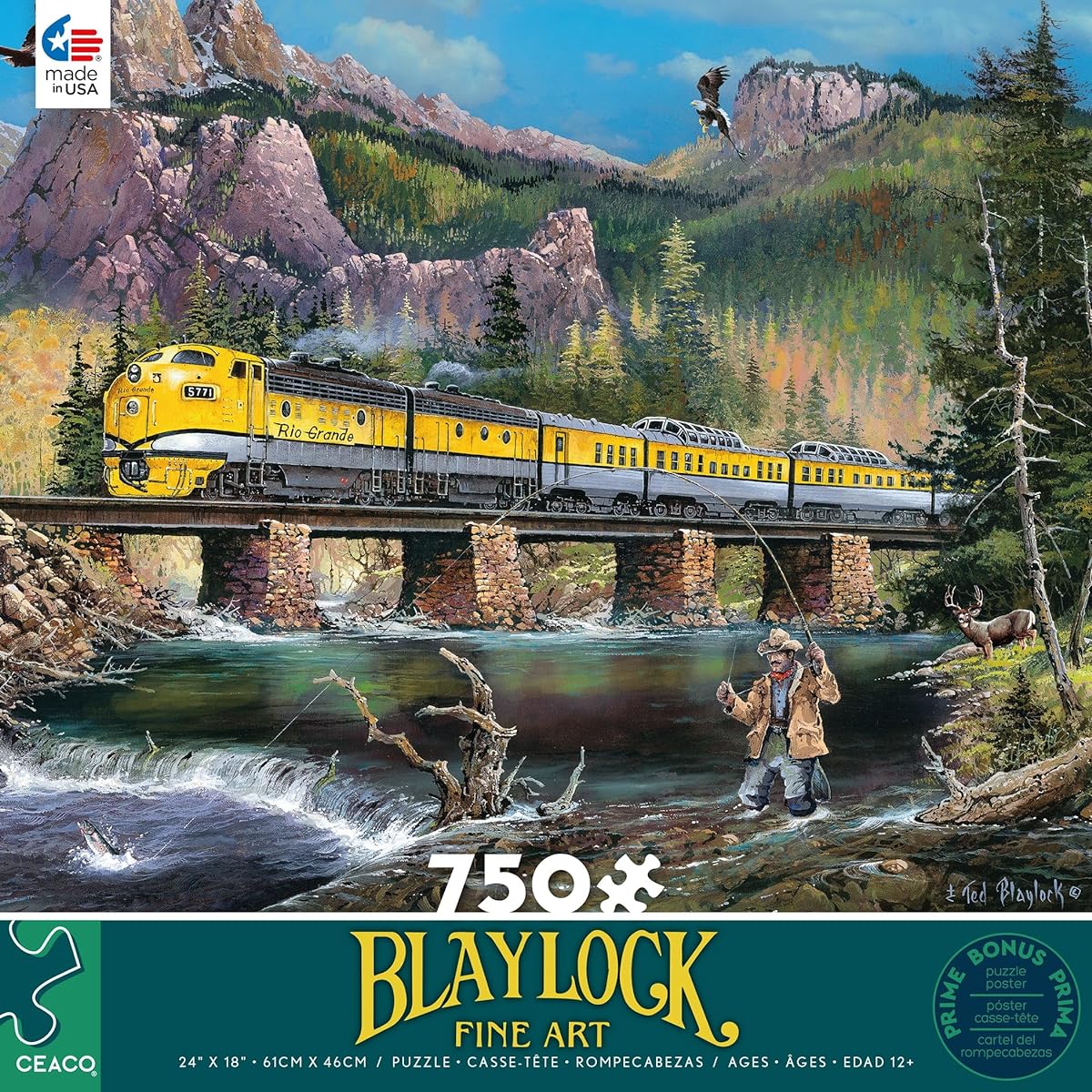 Ceaco - Ted Blaylock - Western Bound - 750 Piece Jigsaw Puzzle