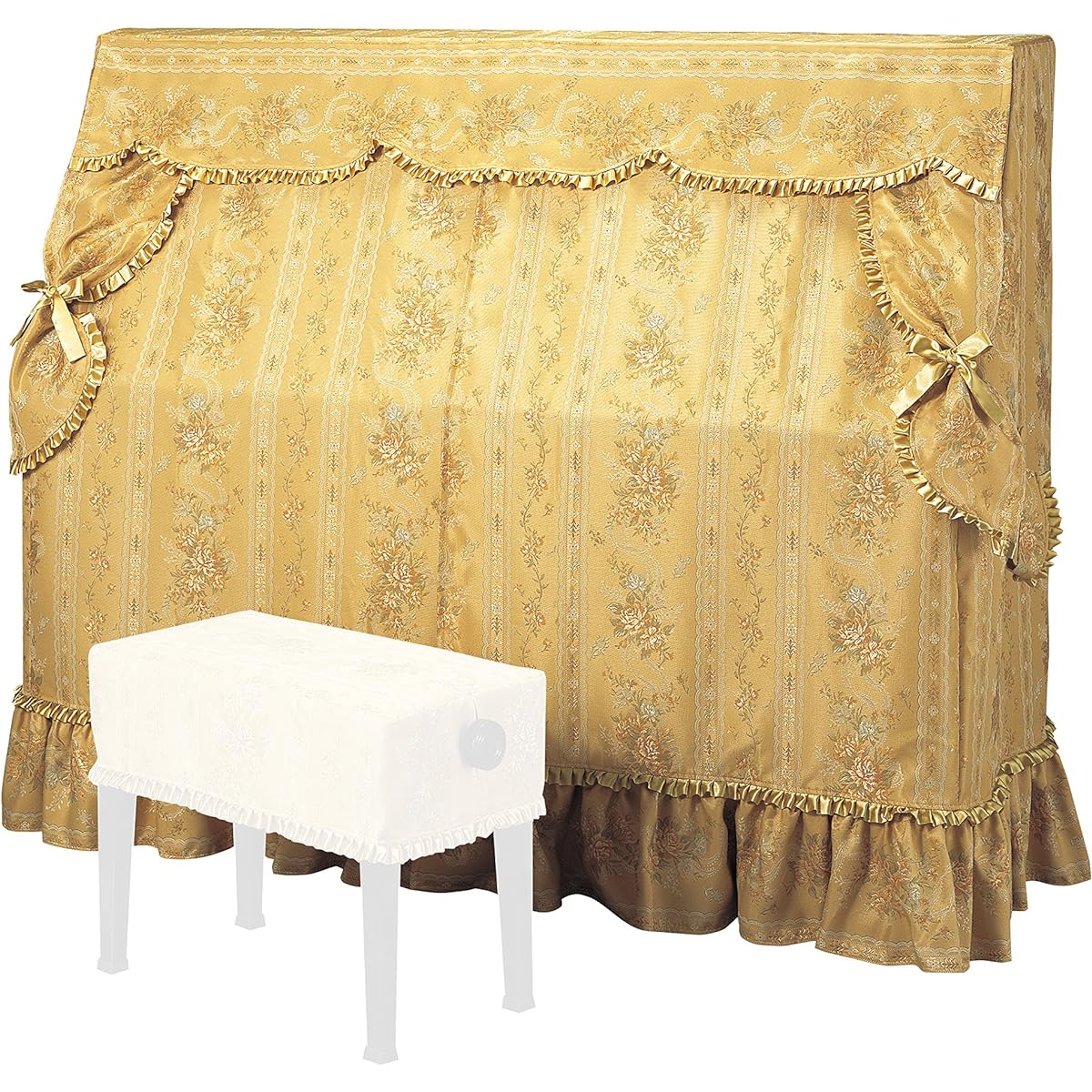 Alps/Upright piano cover (stripe jacquard type) A-DF/L size