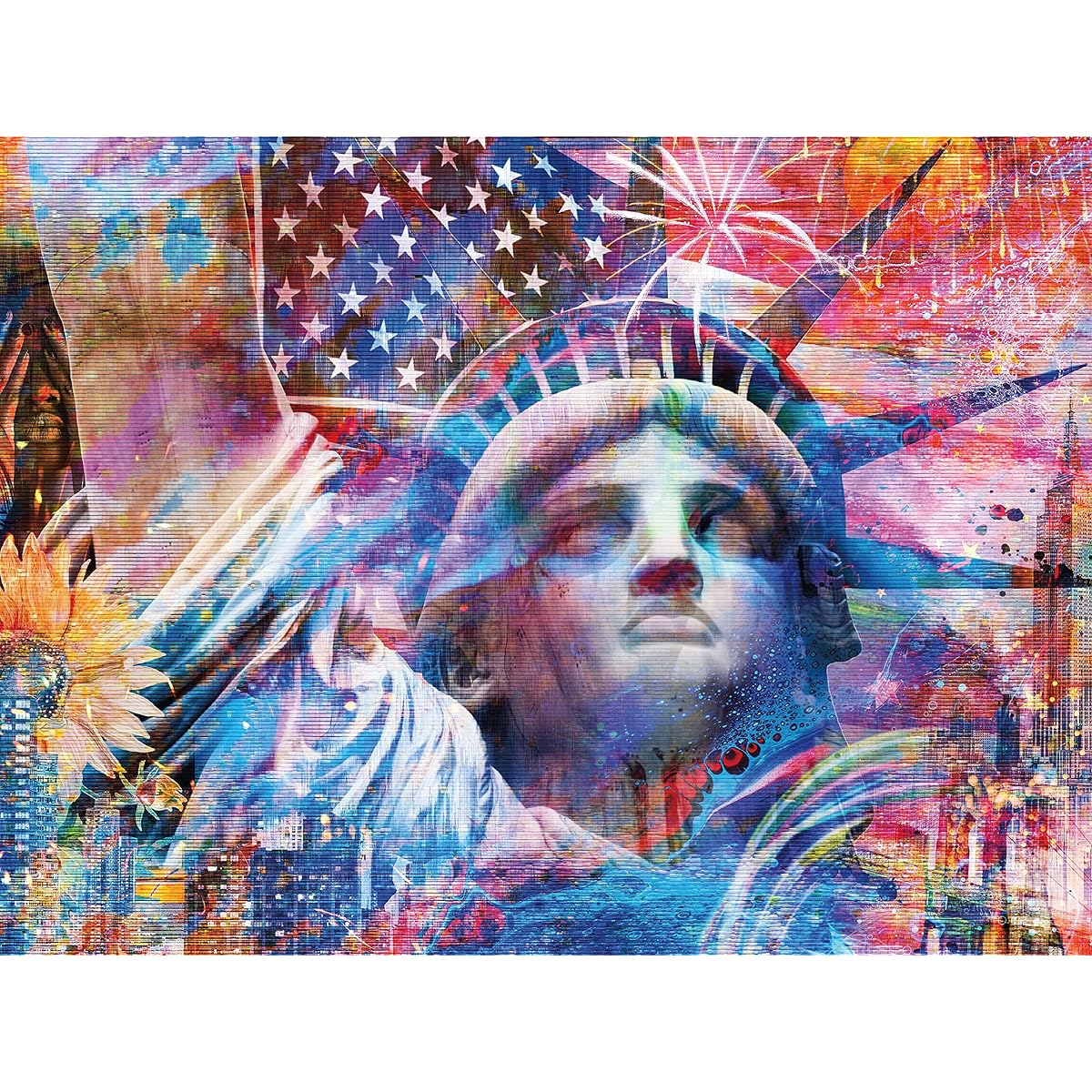 Ceaco - Land of the Free - Star-Spangled Banner - 550 Piece Jigsaw Puzzle