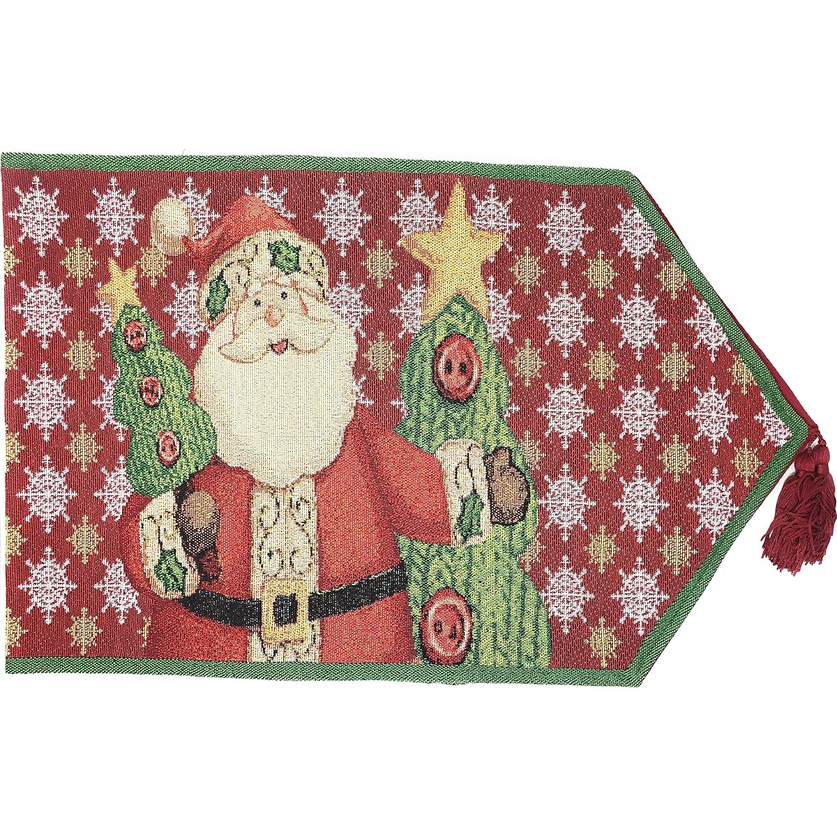 Tache Santa Clause is Coming to Town Table Runner 13 x 72 Red