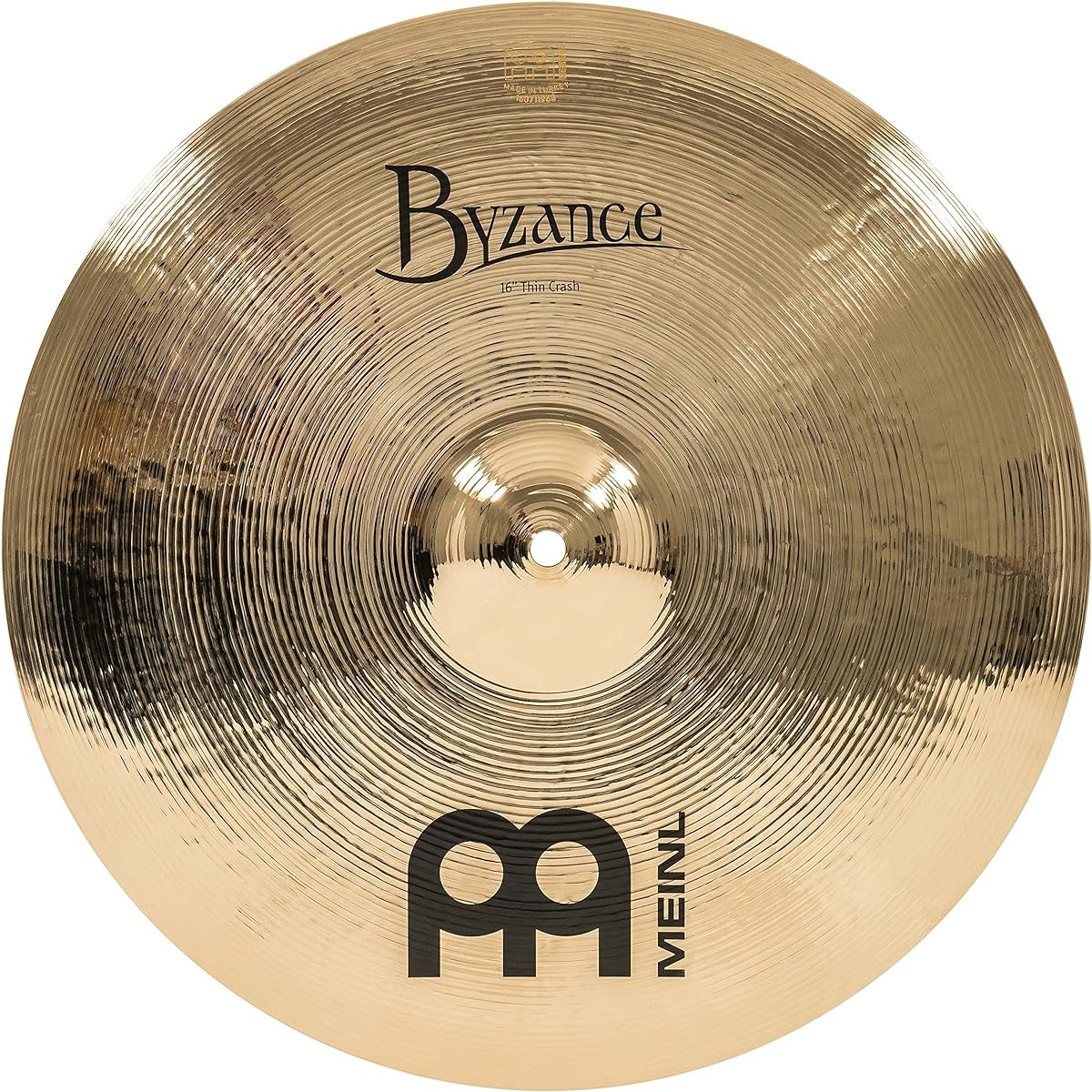 MEINL Byzance Brilliant Series Crash Cymbal 16" Thin Crash B16TC-B [Official Japanese Product]