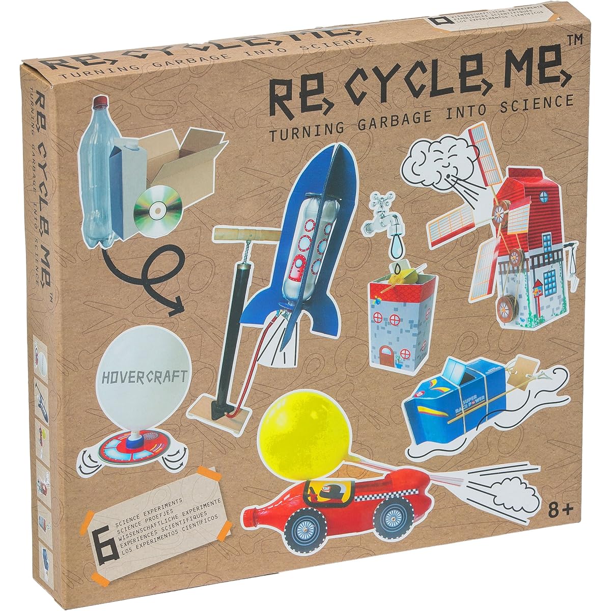 Buzzy Re, Cycle, Me Activity Kit | Turn trash into games | Activity Kit - Science