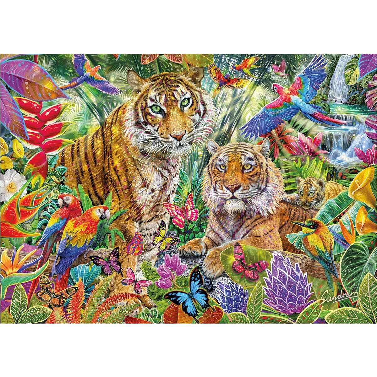 Ceaco - Wild - Tiger's Eye - 1000 Piece Jigsaw Puzzle