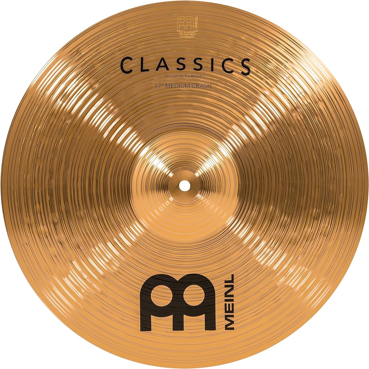 MEINL Cymbals Classic Series Crash Cymbal 17" Crash C17MC [Official Japanese Product]