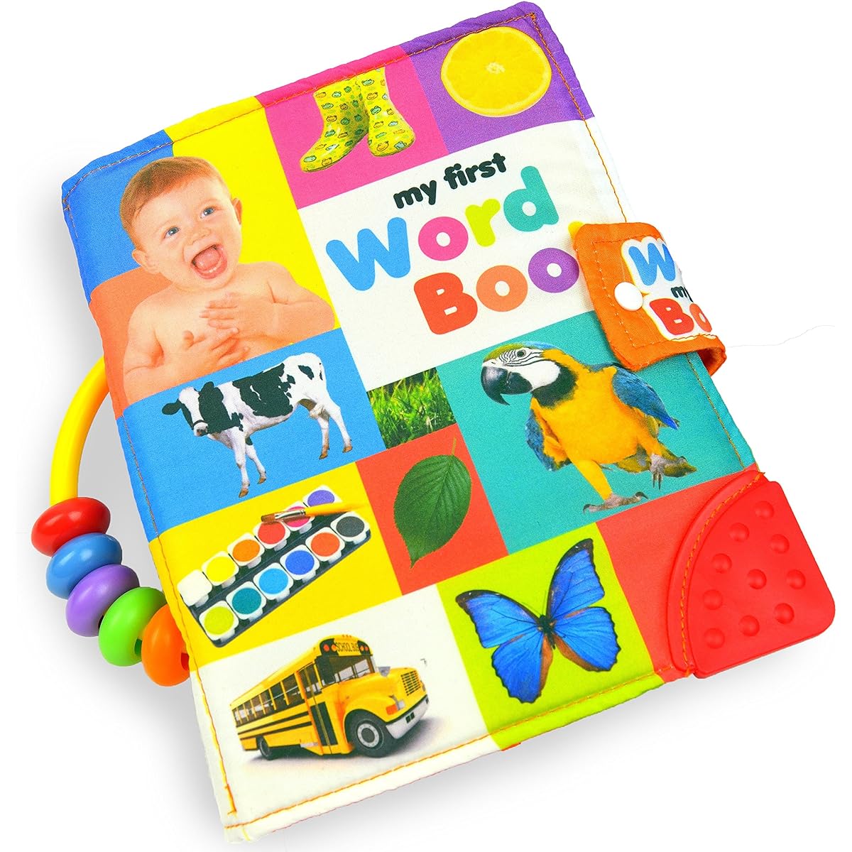 TotMart Baby Soft Activity Book My First Words Book