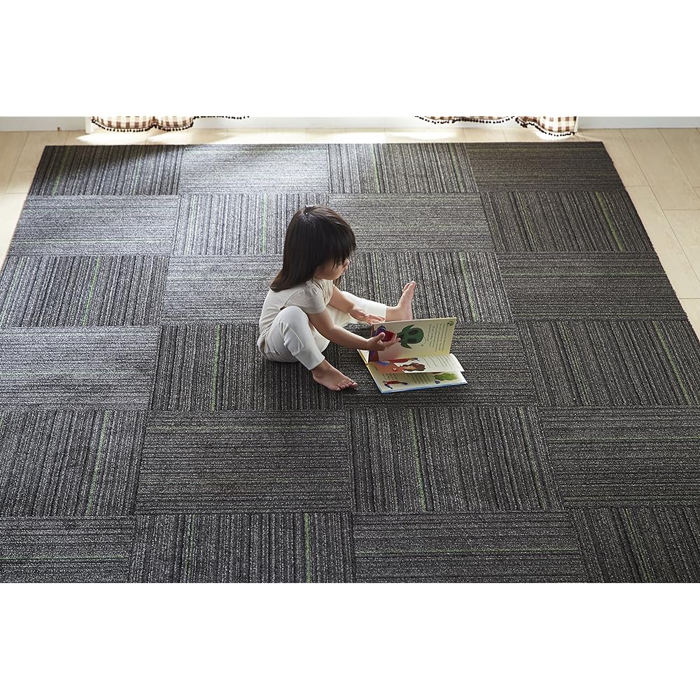 Tile Carpet Nittan Home Tile Adsorption/Multifunctional Set of 8 50 x 50cm Night Sky HT403