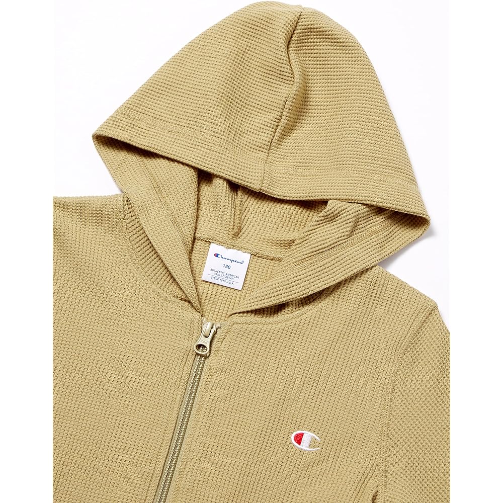 [Champion] Parka Long Sleeve One Point Logo Zip Hooded Shirt Basic CK-W101 Boys