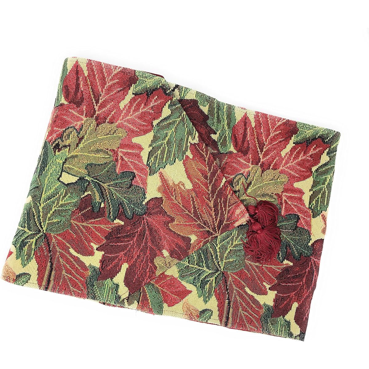 Tache Home Fashions Thanksgiving Leaves Fall Leaves Warm Colorful Decorative Tapestry Table Runner 13x90 Inch
