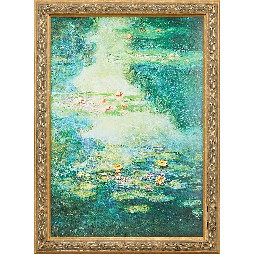 Tri-X Art Frame/Still Life Black Framed Art Poster Water Lily Monet Black Frame TXA-004B