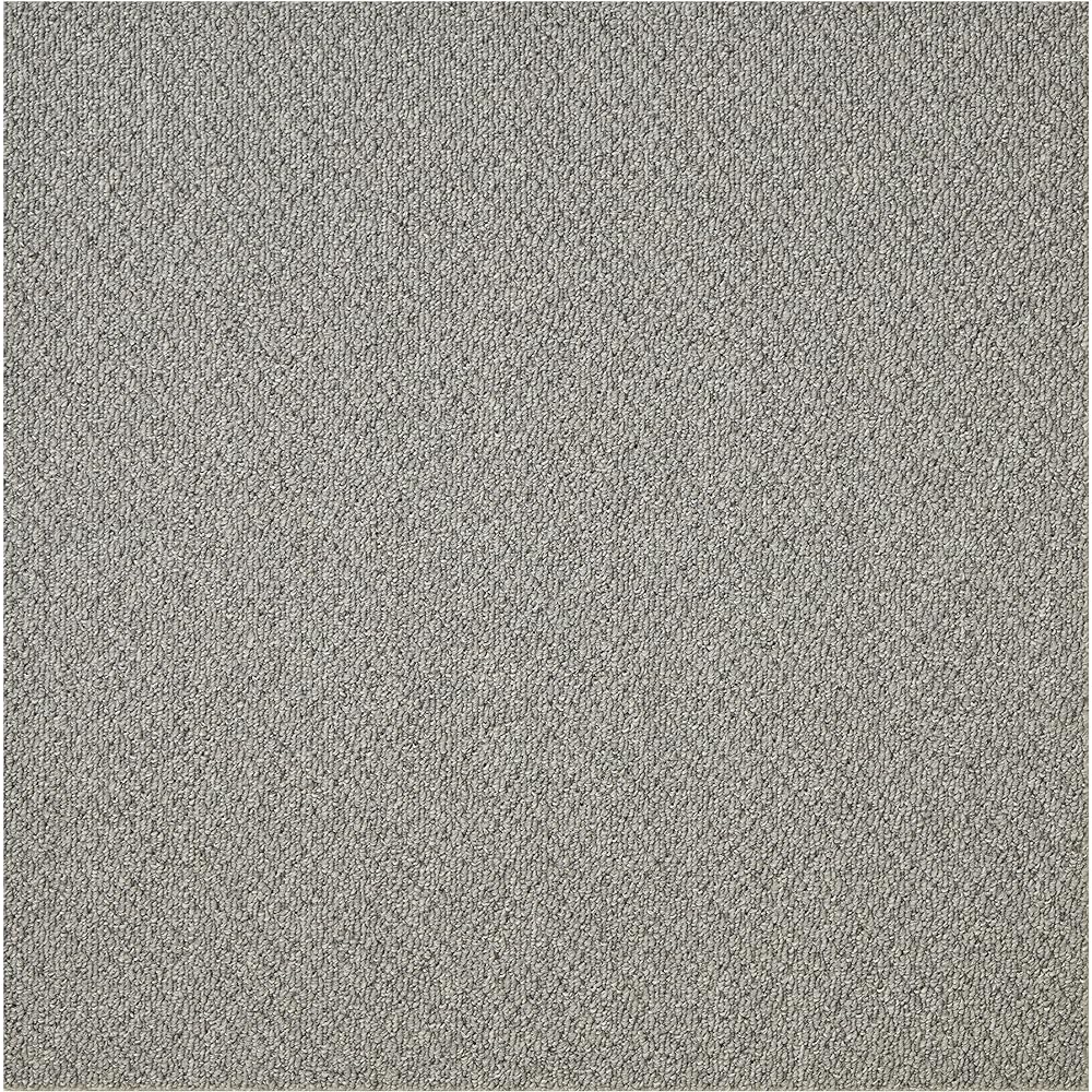 Tile Carpet Nittan Home Tile Adsorption/Multifunctional Set of 8 50 x 50cm Light Gray HT105