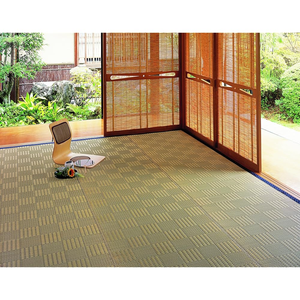 Domestic Edoma Uji charcoal rush flower mat 3 tatami 154000593