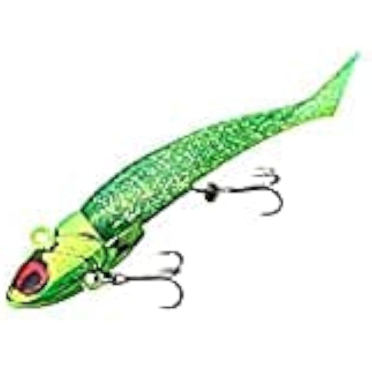 COREMAN Jig Head VJ-22 Vibration Jig Head #067 Lime Head/Lime Chart.