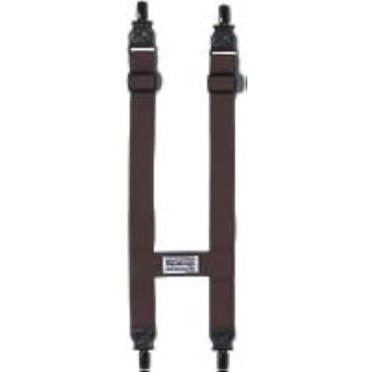 Puzzle Design Suspenders Brown 40mm Width ZAC-805