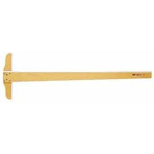 Uchida T-shaped ruler white edge 105cm 1-806-0105