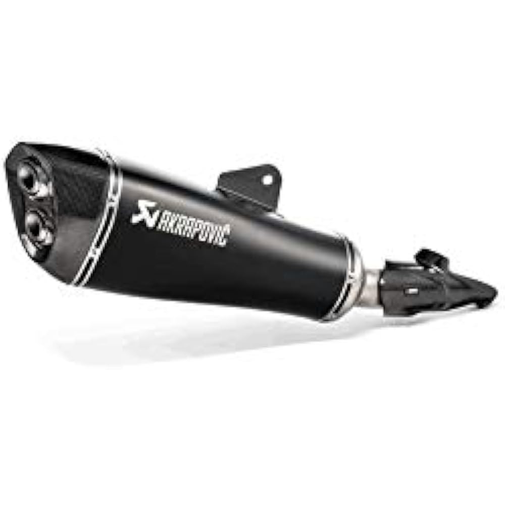 AKRAPOVIC Slip-on Muffler Titanium Black Compatible with Euro Regulations R1250R/RS (19-21)