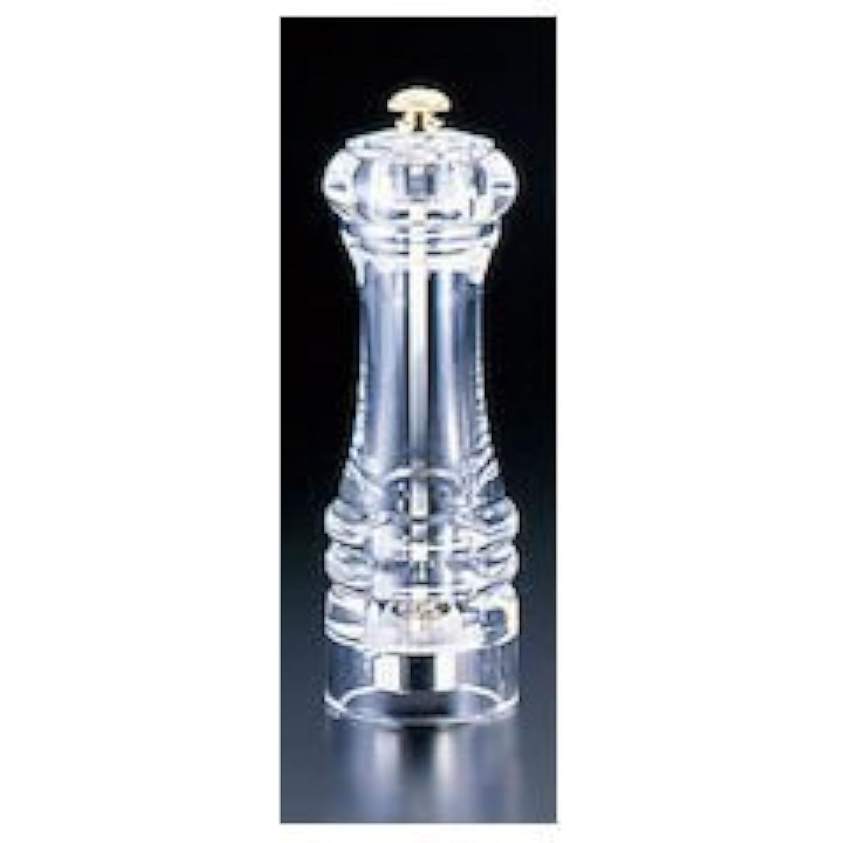 Ikeda IKEDA Peppermill PMA-150 Acrylic body, iron metal fittings, brass knob Japan PPPB0