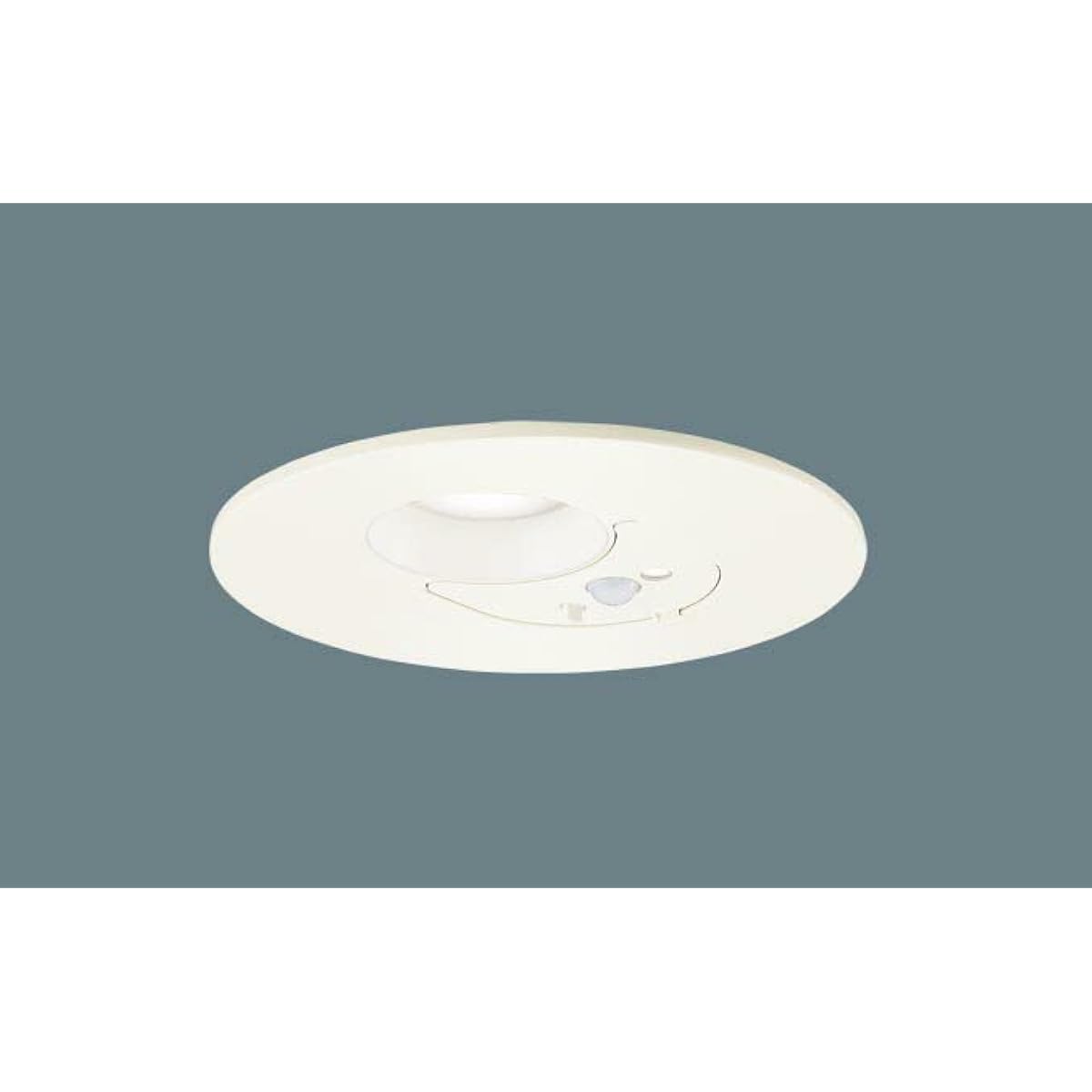 Panasonic downlight, ventilation fan-linked type, for toilet, warm white, diffused, ON/OFF type, with brightness sensor, φ150 60 type, white LGDC1202VLE1