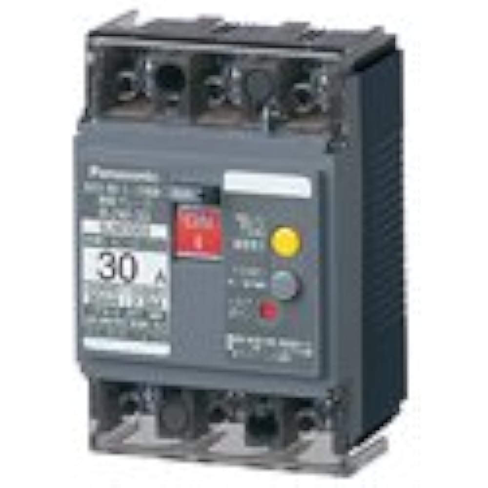 Panasonic Earth Leakage Breaker BJW-30 Type 3P3E with OC 15A 30mA Motor Protection BJW3153