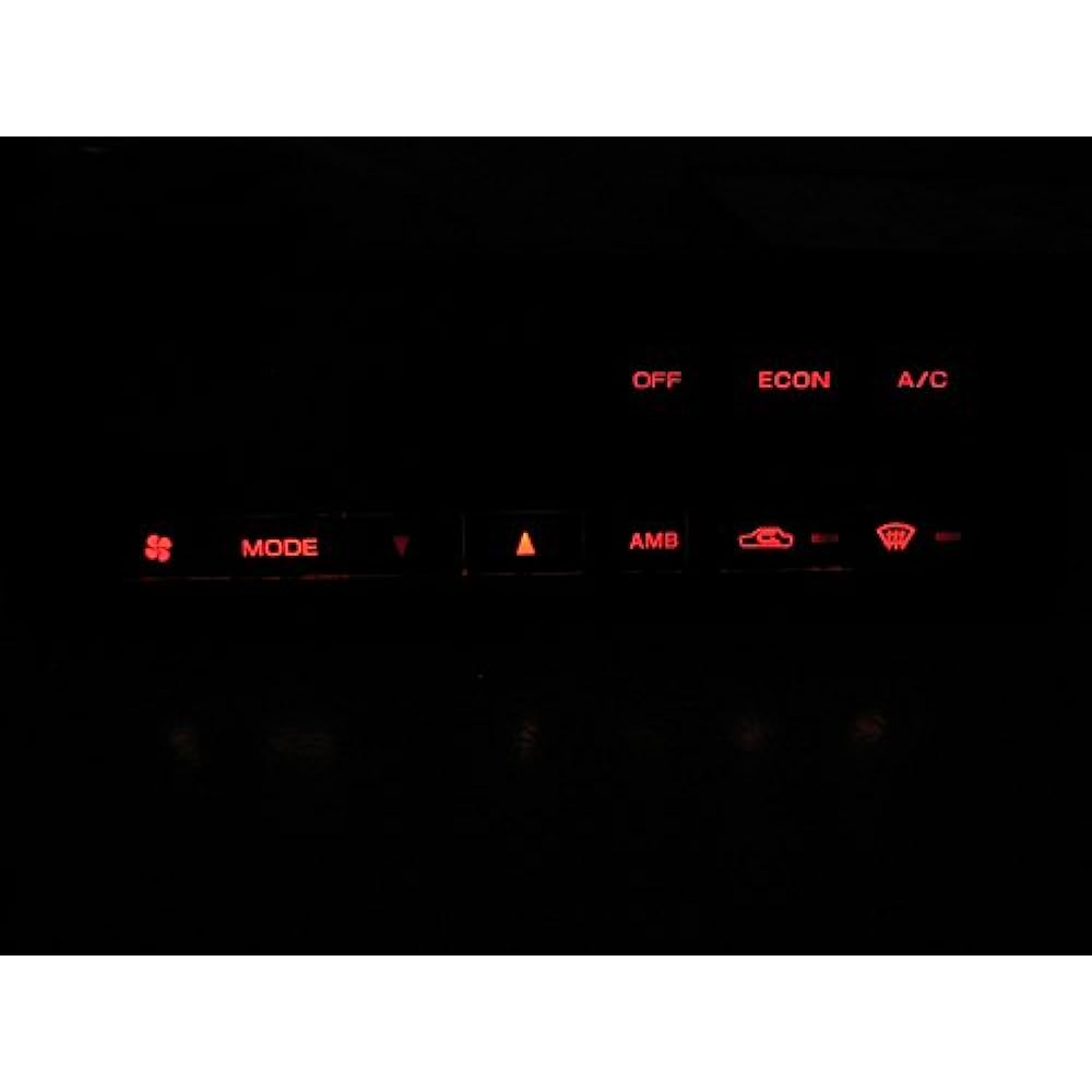 SKYLINE_GT-R (Skyline GT-R) Air Conditioner Panel LED Set (White) [Color] Super White BNR32-A-LW
