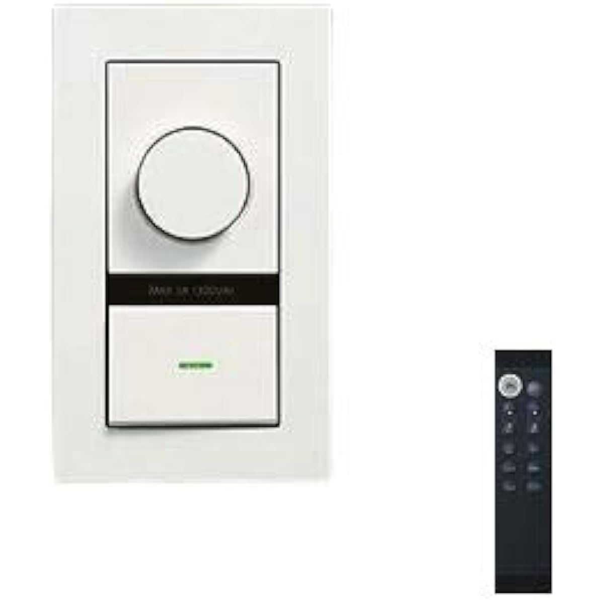 DAIKO LED phase control dimmer with remote control, electrical work required, white DP-40999