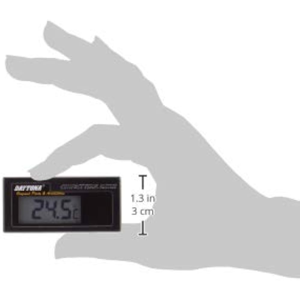 Daytona Compact Temp Meter For water temperature only (-19.5-99.9 degrees) *Comes with noise cut filter.
