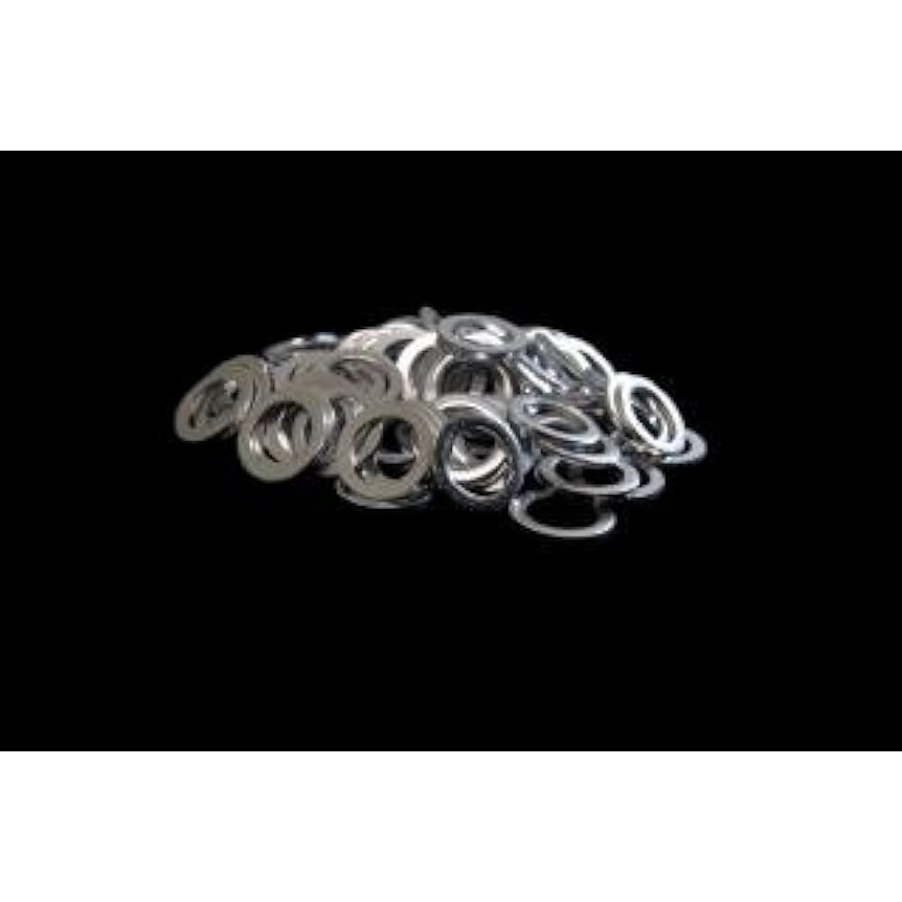 Bike Parts Center Aluminum Sealing Washer 12mm x 18mm x 1.5mm 100 pieces for sealing drains, banjos, etc. 900303