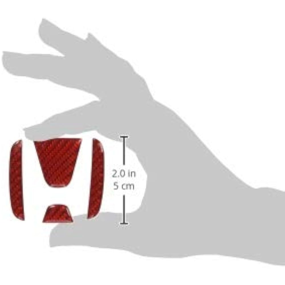 HASEPRO Magical Carbon NEO [Rear Emblem] (Red) Honda N-BOX / Custom NEH9R