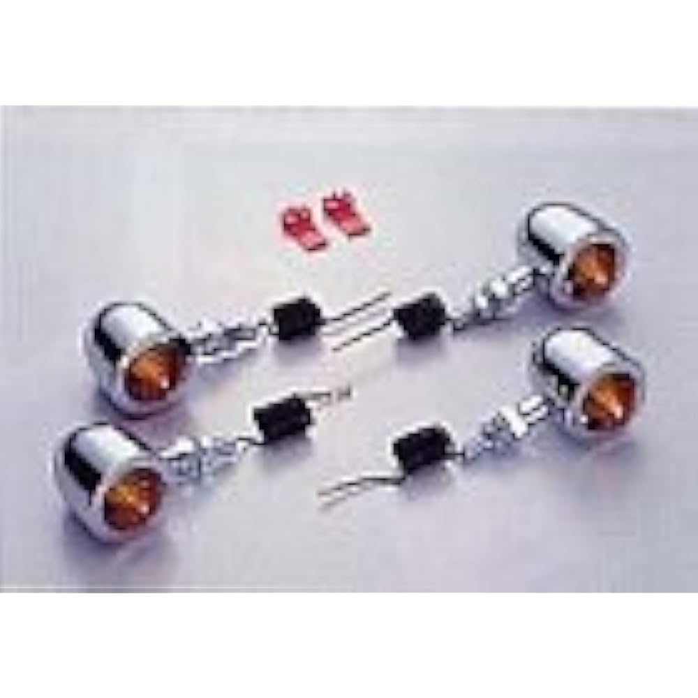 HURRICANE Bullet Turn Signal Kit (Orange Lens) Virago HA5512-01