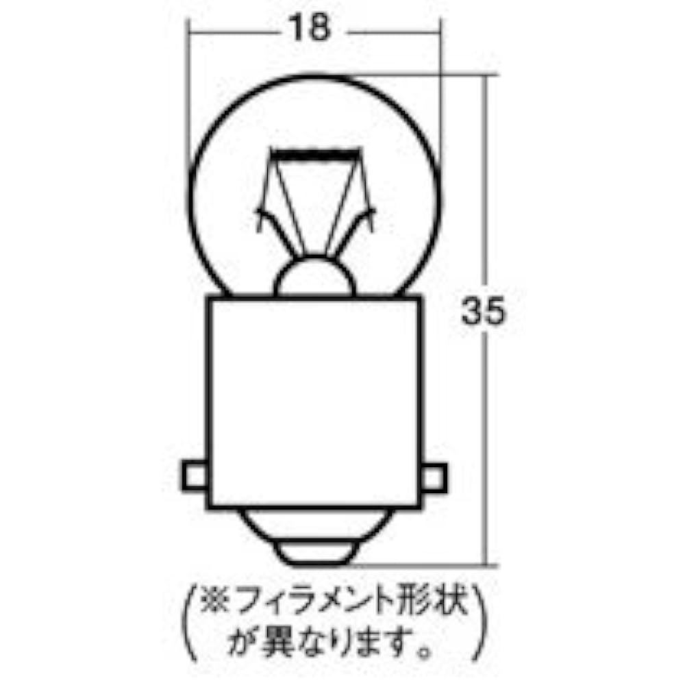 STANLEY [Single bulb/earthquake resistant] 24V12W 10 pieces A4151