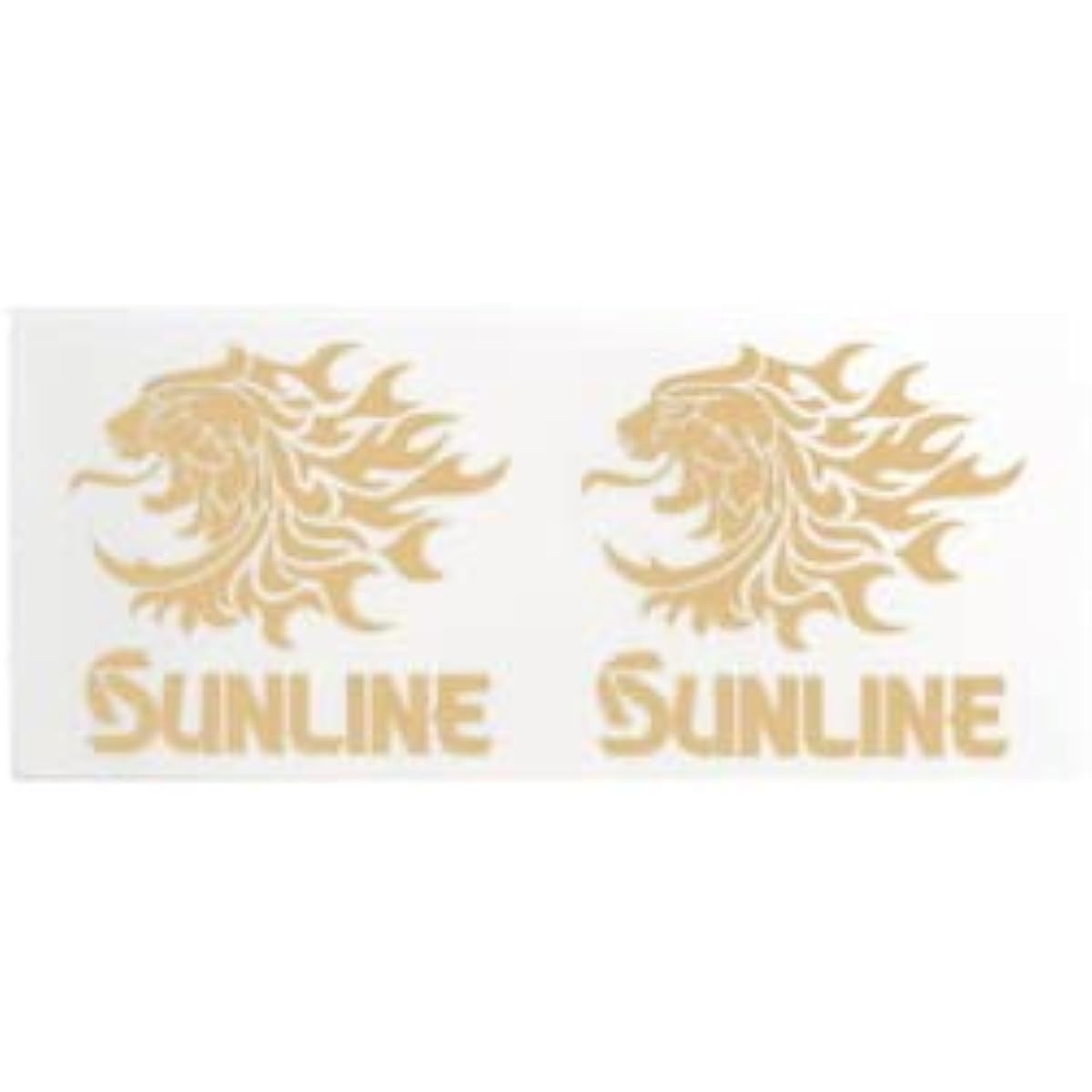 SUNLINE Sunline Lion Transfer Sticker ST6001 Gold Approx. 112mm x Approx. 125mm