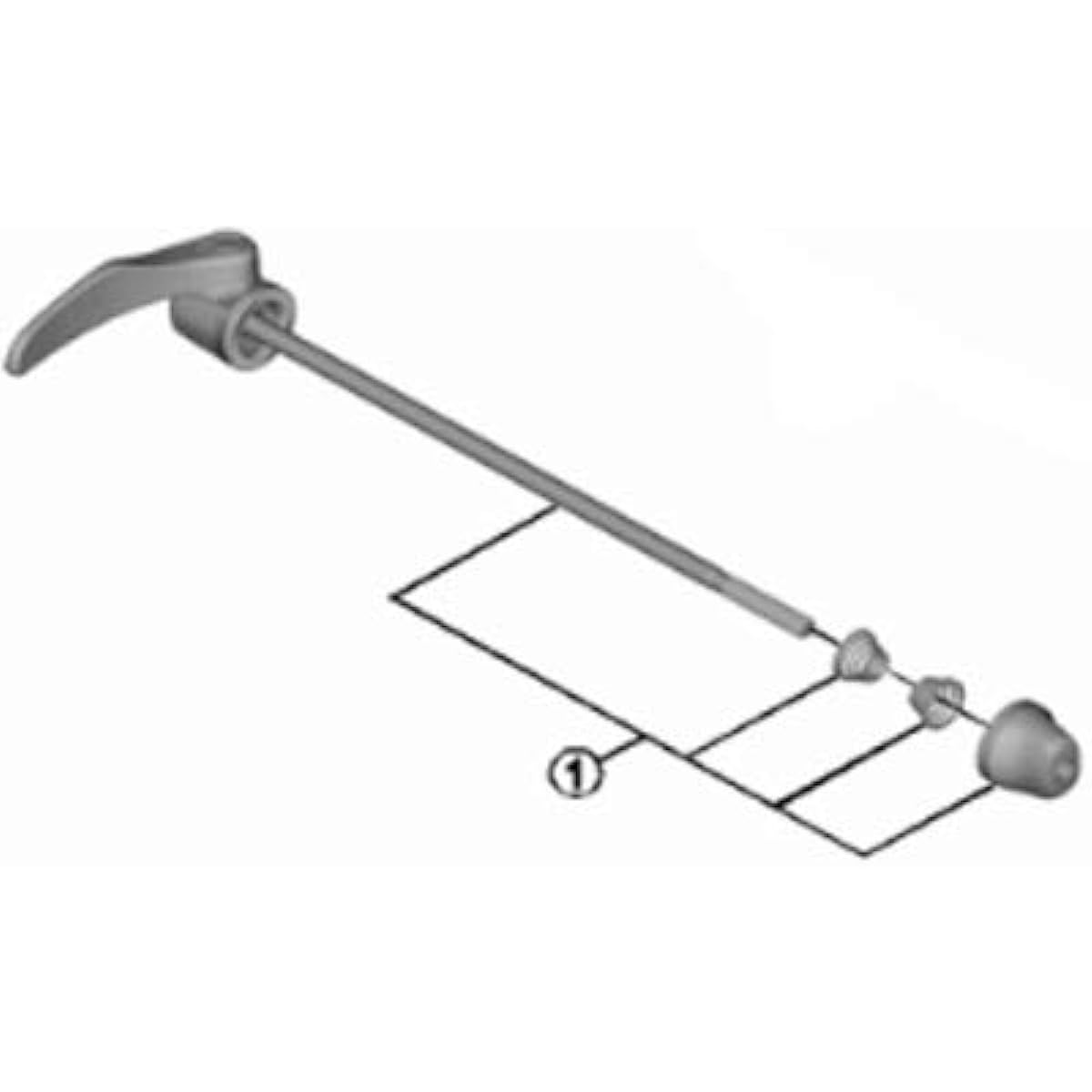 SHIMANO Repair Parts Quick Release Assembly 173mm WH-U5000-R Y06G98020