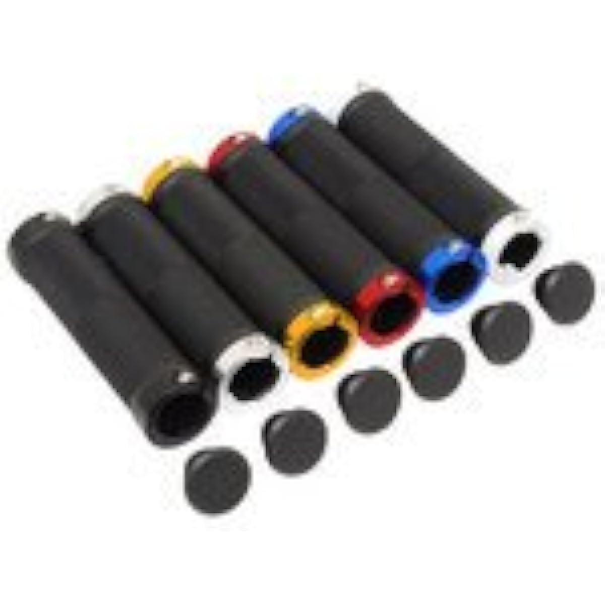 Palmy Sports Double Ring Grip PS-G201 Φ22.2×130mm Black/Black