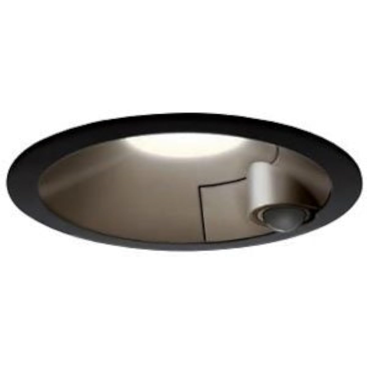 DAIKO Downlight with motion sensor LED 8W bulb color 2700K DDL-4545YB Black